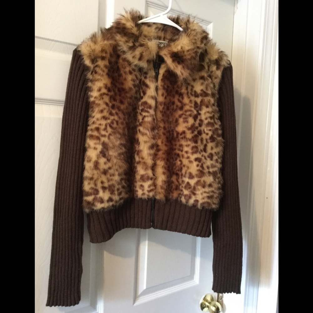 Tiara sweater jacket Petite Medium